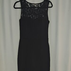 Speechless Black Lace Midi Dress
